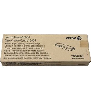 NEW Genuine Xerox Phaser WorkCentre 106R02227 High Cap Yellow Toner 6600 6605